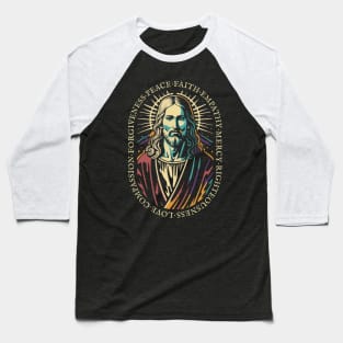 Jesus Christ Love Faith Christian Gift Idea Baseball T-Shirt